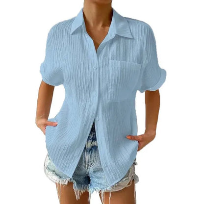 Yordan's - Pocket Short Sleeved Collared Shirt
