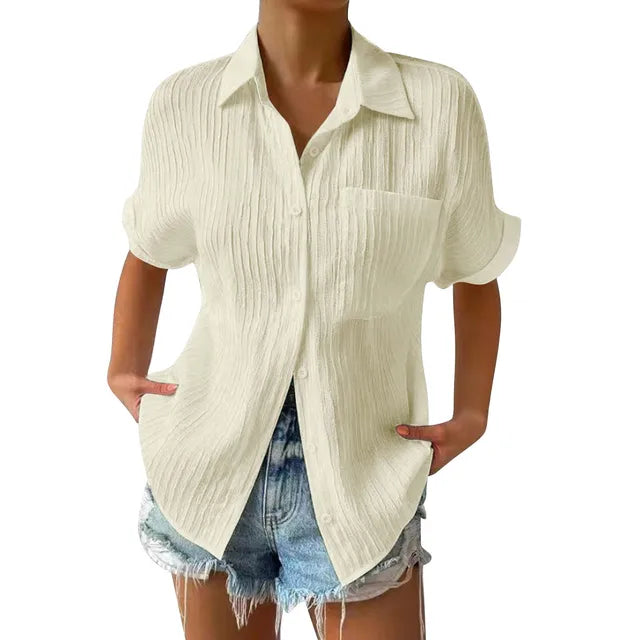 Yordan's - Pocket Short Sleeved Collared Shirt