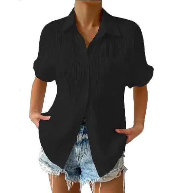Yordan's - Pocket Short Sleeved Collared Shirt