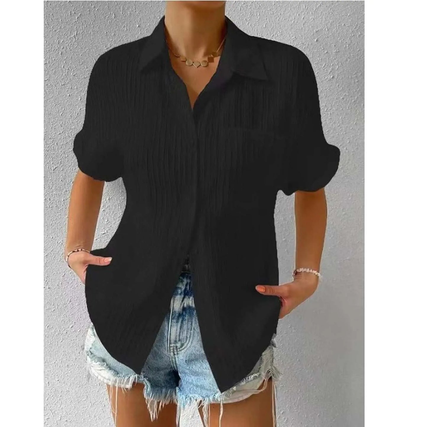 Yordan's - Pocket Short Sleeved Collared Shirt