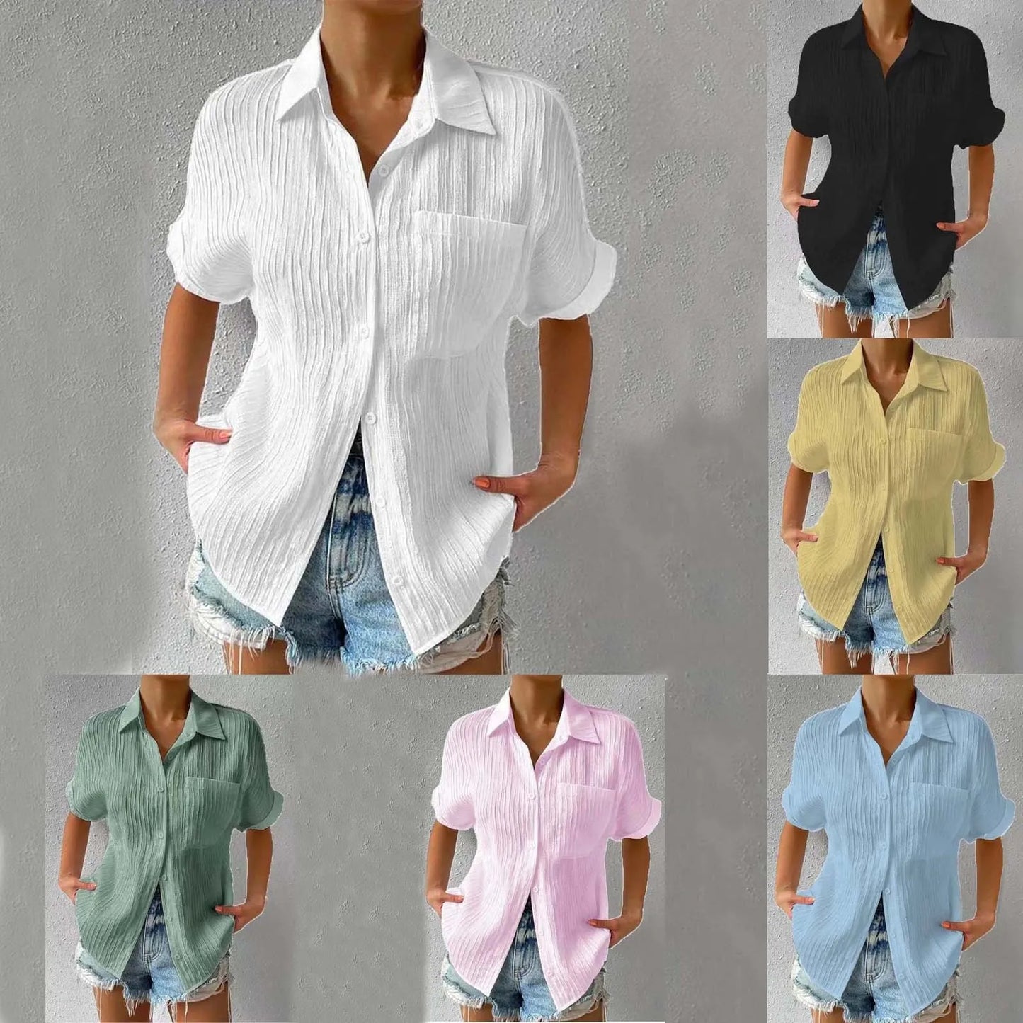 Yordan's - Pocket Short Sleeved Collared Shirt
